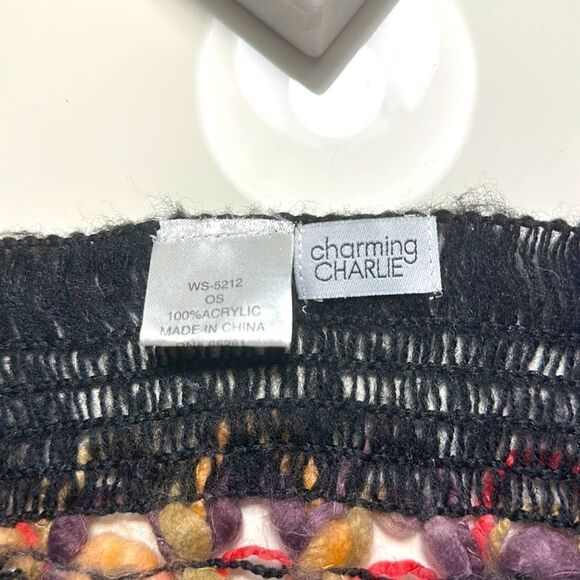 Charming Charlie Winter Fringe Scarf - Picture 3 of 5